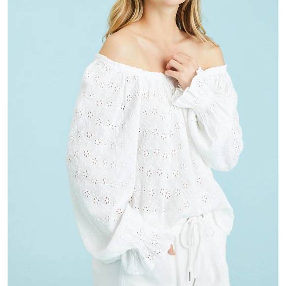 NEW SANCTUARY the blooming top in white - Picture 2 of 3